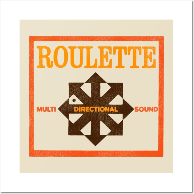 ROULETTE RECORDS // Defunct Music Label Wall Art by darklordpug